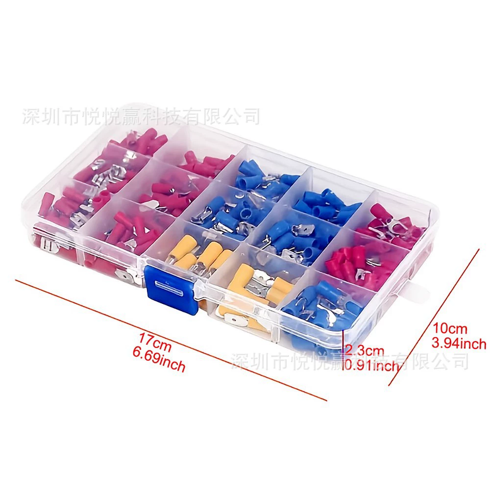 280pcs Insulation Cold Pressure Foreign Trade Boxer Wiring terminal Kit