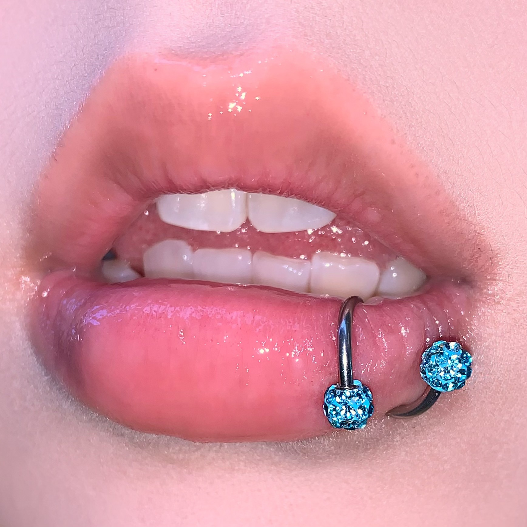 Flash Mud Ball S-Ring Lip Ring S-Shaped Ear Bone Ring Super Flash S-Hoop Lip Nail Small Sweet Cool Hot Girl Piercing Jewelry Wholesale detail image 13