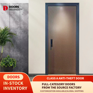 Jieteng 10cm Grade a Security Door, Entrance Door, Safety Door, Single Door, Light Luxury Entrance Door, Factory Direct Sales, Stainless Steel