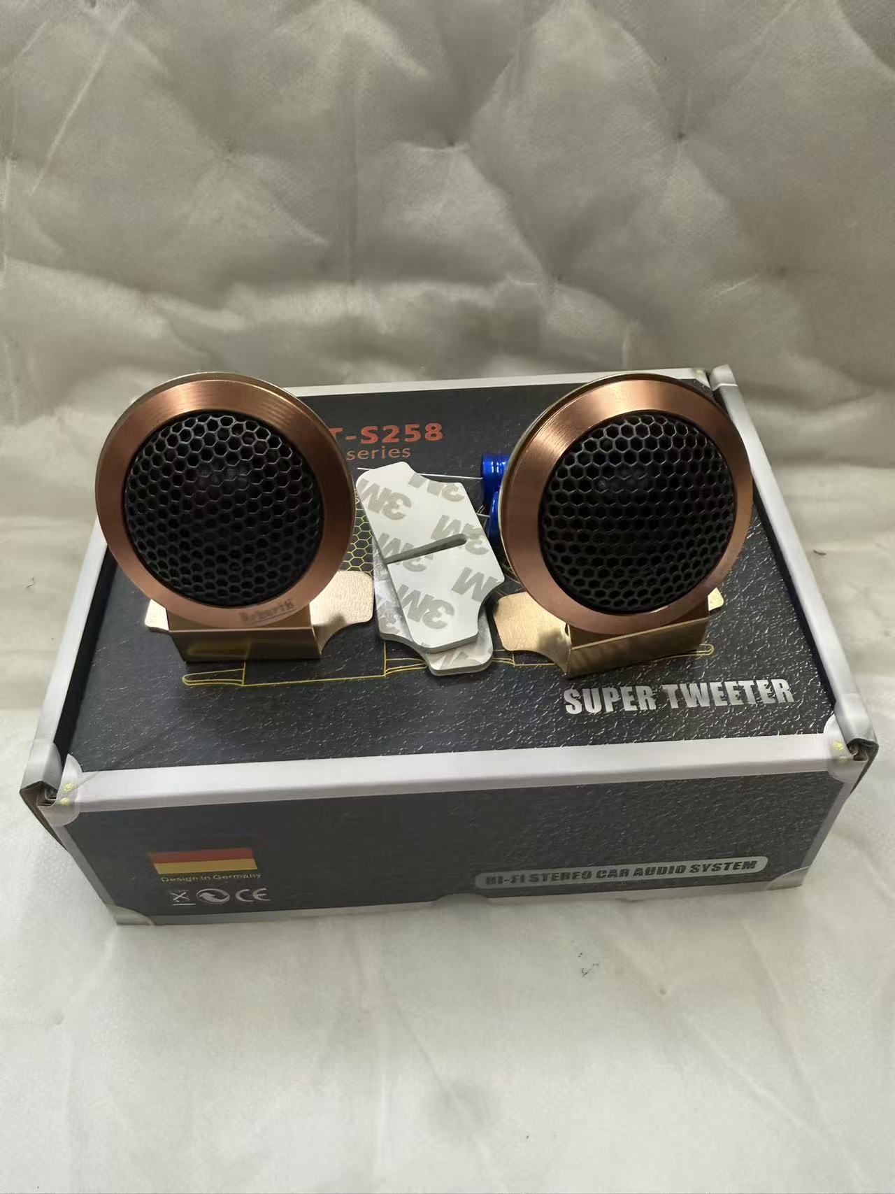 Car audio tweeter imported from Germany AS258 2inch audiophile-grade three-way speaker car tweeter