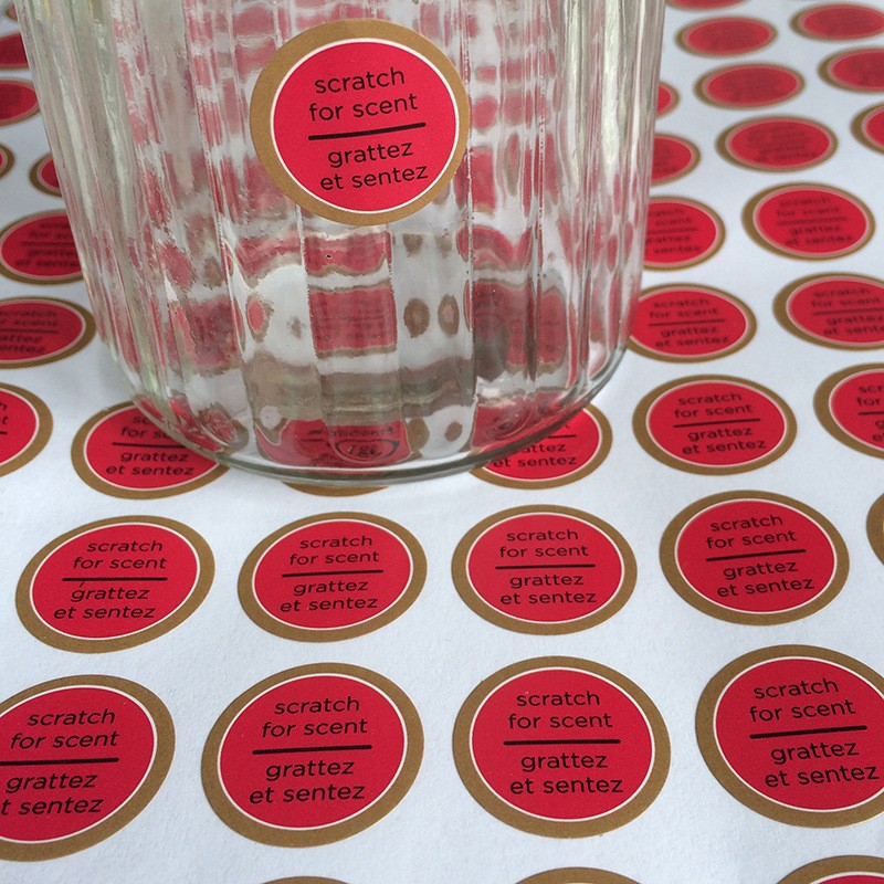 供应刮刮香味贴纸  摩擦香味贴 卡通香味贴纸来图制作