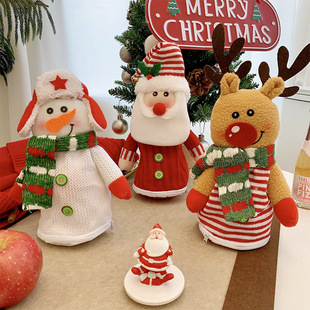 Christmas decorations Christmas gift bag Christmas candy bag portable safety fruit bag Christmas doll pendant ·