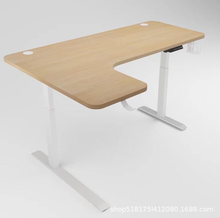 Intelligent Office electric lifting table stand-up L-type anchor game lifting computer desk