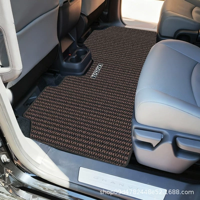 Floor Mats, Carpets, and Trunk: Universal Foot Pad - 7-seater-exclusivemiddle-row-black-coffee-menis