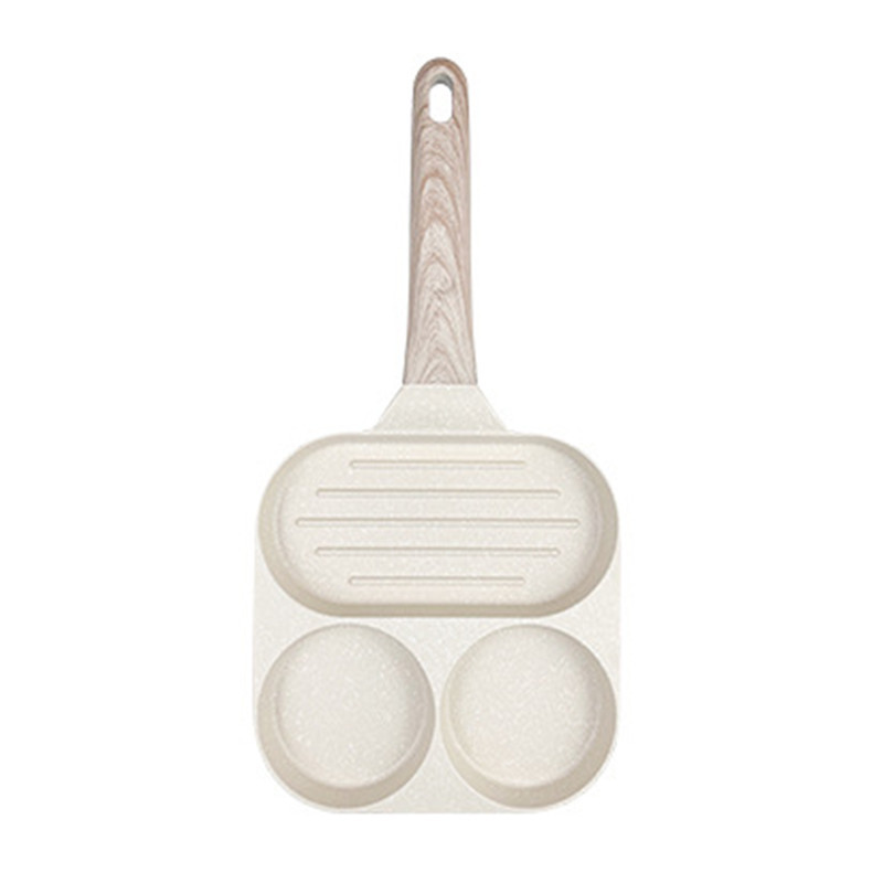 Sartén de tortilla maifan sartén de piedra sartén antiadherente para el hogar pan de cuatro agujeros mini pan de desayuno tortilla artefacto pequeño pan de panqueque