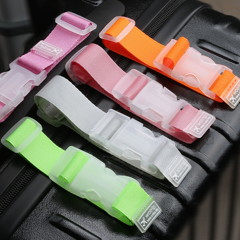 Travel Luggage Hook, External Anti-Lost Colorful Binding Strap for Trolley Suitcase, Luggage Strap, Portable Backpack Strap