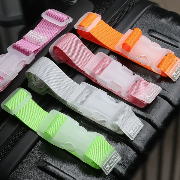 Travel Luggage Hook, External Anti-Lost Colorful Binding Strap for Trolley Suitcase, Luggage Strap, Portable Backpack Strap