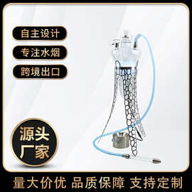 阿拉伯水烟不锈钢水烟壶高档带灯水烟 hookah烟具 shisha水烟配件