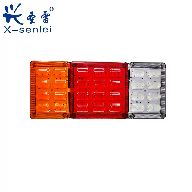 LED防水灌胶尾灯大货车尾灯140-2透镜尾灯汽车尾灯刹车灯卡车尾灯