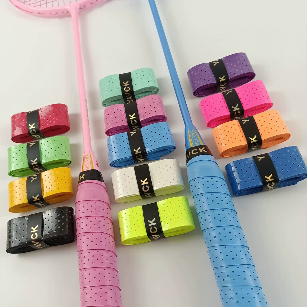 Пленка для оригинальных товаров перфорированный липкий ручной Клей ракетка для бадминтона теннисная ракетка Удочка Скакалка Нескользящая ручная клейкая лента от пота