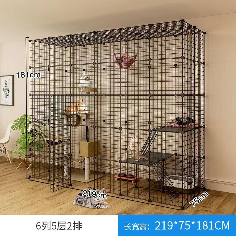 6 열, 5 레이어, 2 행