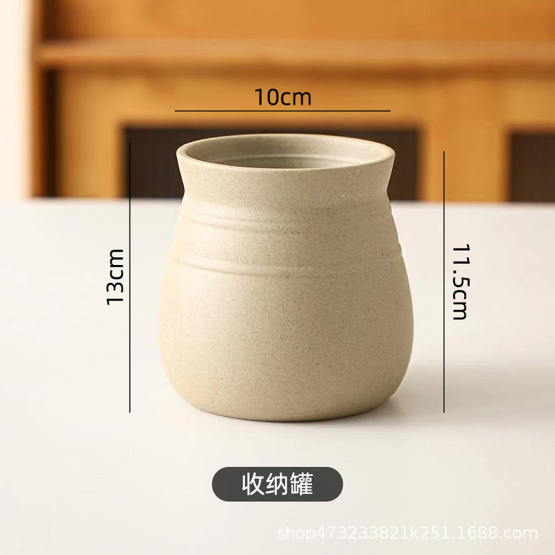 점토젓가락통 보관용기(구멍 없는 싱글)