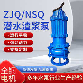 100ZJQ潜水抽沙泵NSQ40-100耐磨洗沙泵泥沙泵搅拌轮泥浆潜污泵