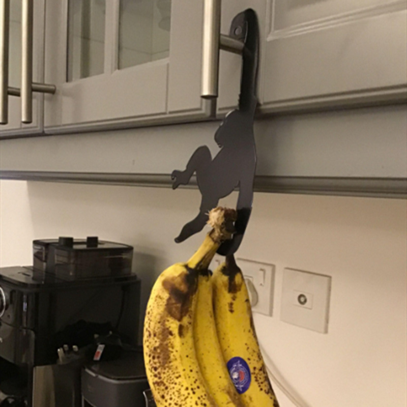 Estación independiente transfronteriza creativa metal mono colgante hierro gorila gancho multi-funcional hierro decoración almacenamiento rack