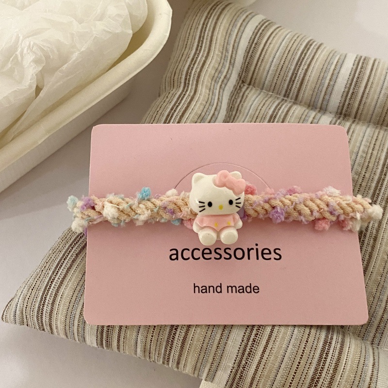 5718 다채로운 콩 고양이 머리끈 - 전신 고양이