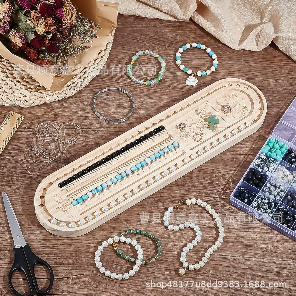 Новый дизайн браслета-подноса с бусинами, подставка для украшений ручной работы, поднос для бусин Будды, DIY подставка для демонстрации украшений