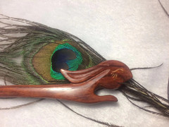 T9J5紅木小料簪子髮簪料角料雕刻料檀木料烏木桃木長18寬2.5厚1厘