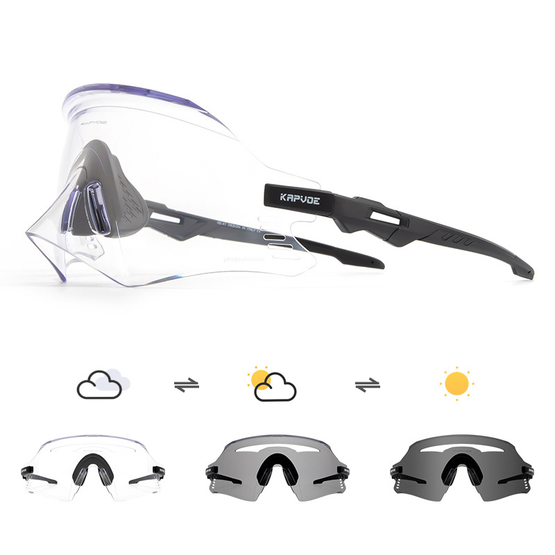 Gafas Fotocromáticas de Ciclismo TR90 Fotocromático, Protección Ocular para Ciclismo de Montaña y Carretera image 3