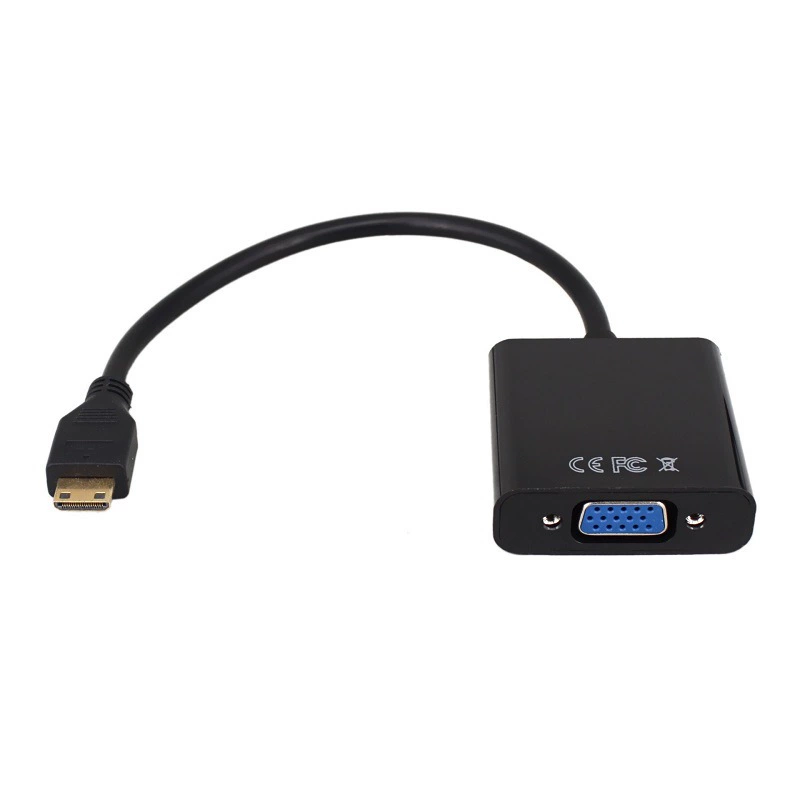 Кросс-бордер мини HDMI to VGA ротор высокое разрешение конвертер компьютерное соединение проектор дисплей TV