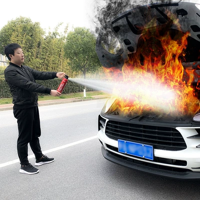Vehicle fire extinguisher, household water-based fire extinguisher tripod