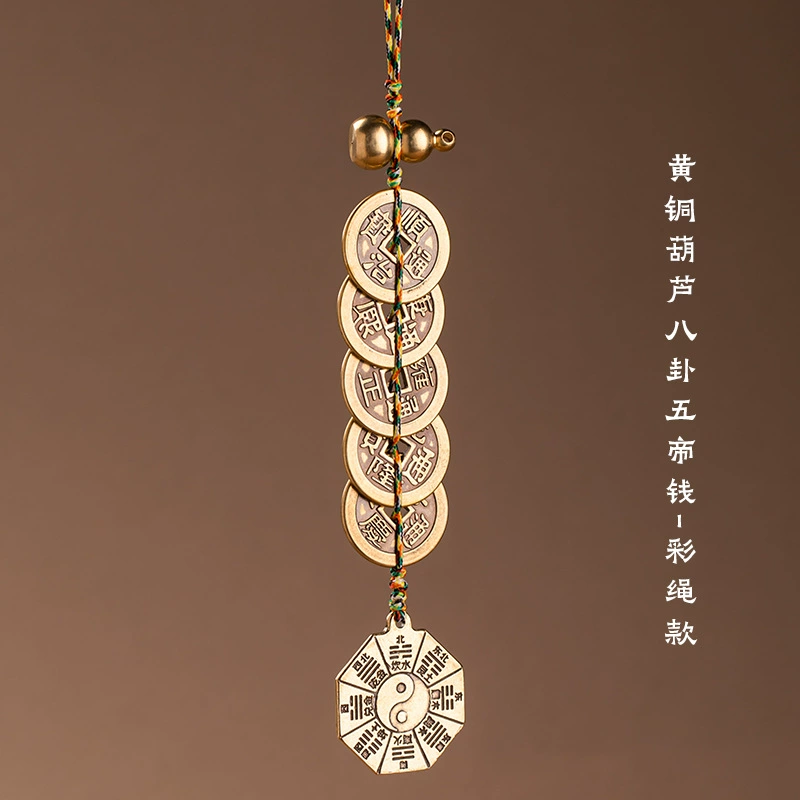Red rope bracelet, pendant, small bell, increased thickness