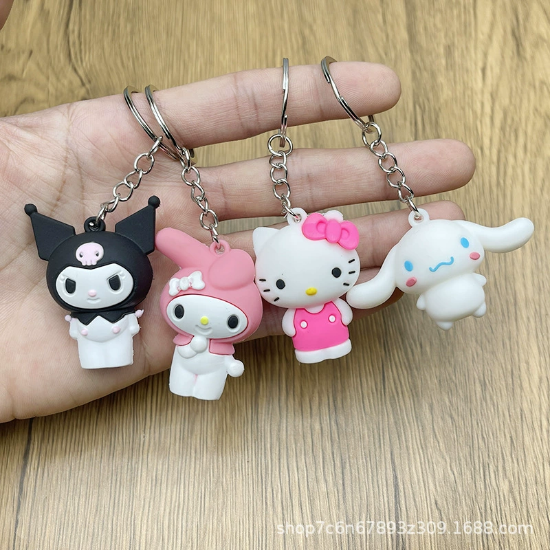 Санрио, брелок, кулон, аксессуар PVC из мягкой резины для ключей