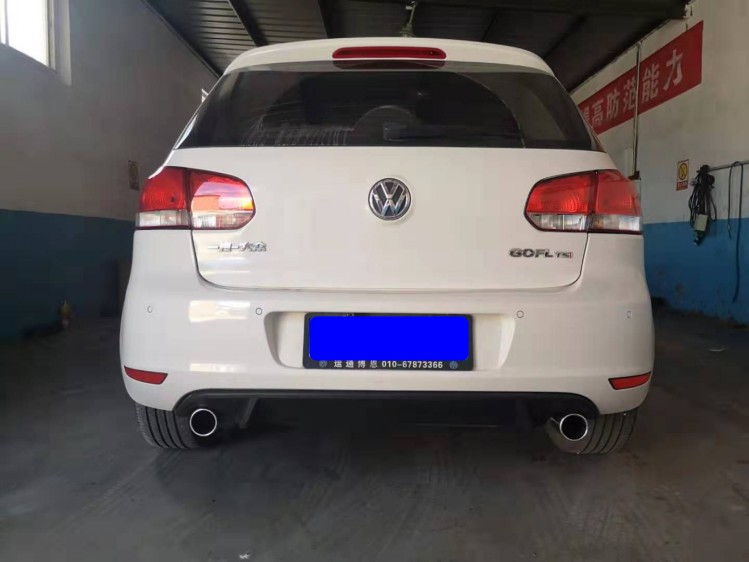 Golf 6 Modified GTI Rear Lip Rear Deflector Exhaust Pipe Tail Section Rear Section Rear Bumper Rear Surrounding Spoiler