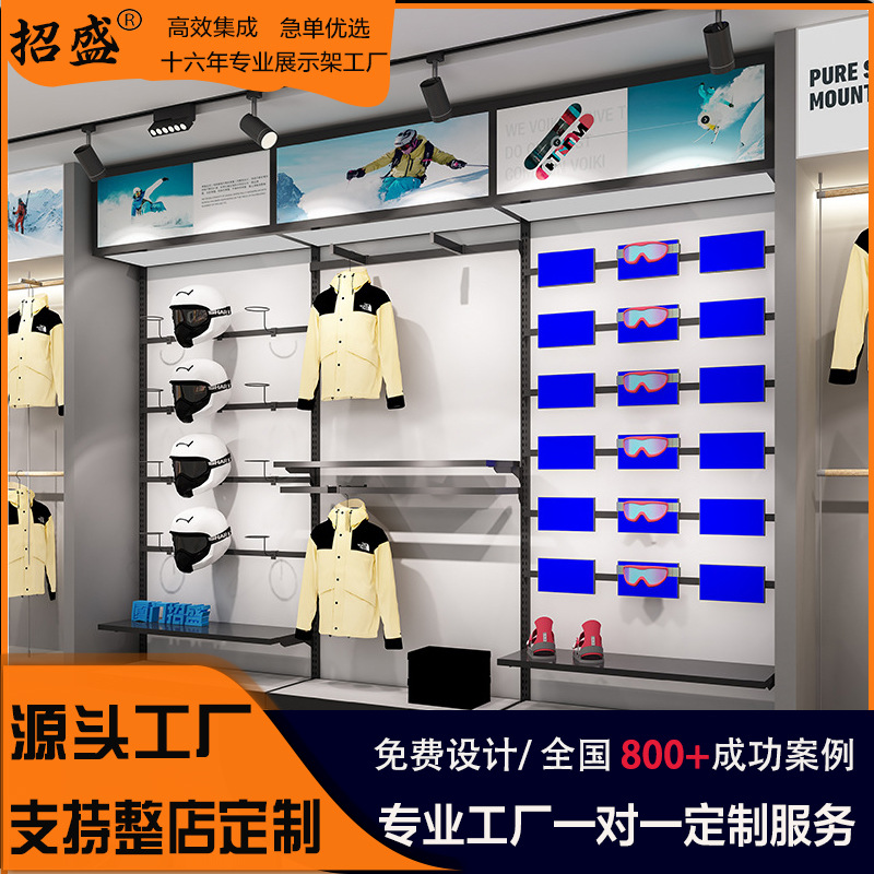 Tienda de zapatos deportivos al aire libre estante de zapatos estante de exhibición tienda de ropa estante de exhibición Zhongdao estante de zapatos estante de tienda de ropa profesional de hombre