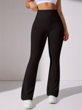 H 40976 High Waist Flared Yoga Pants ���������٤�� �羳ר