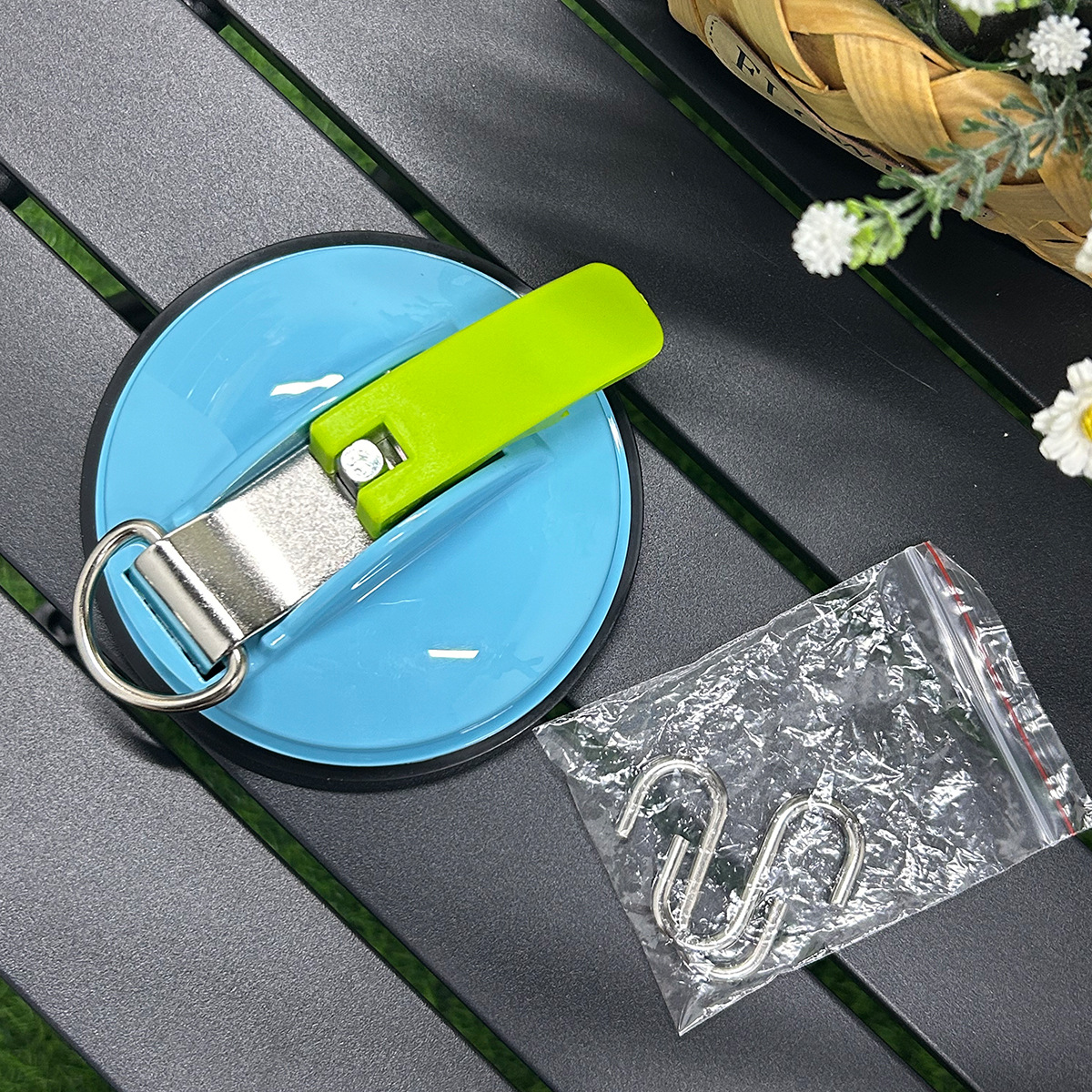 Acampar al aire libre cuerda fuerte ventosa coche carpa dosel gancho correa de equipaje titular PET vacío lechón