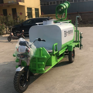新型多功能水车 电动三轮雾炮洒水车厂家