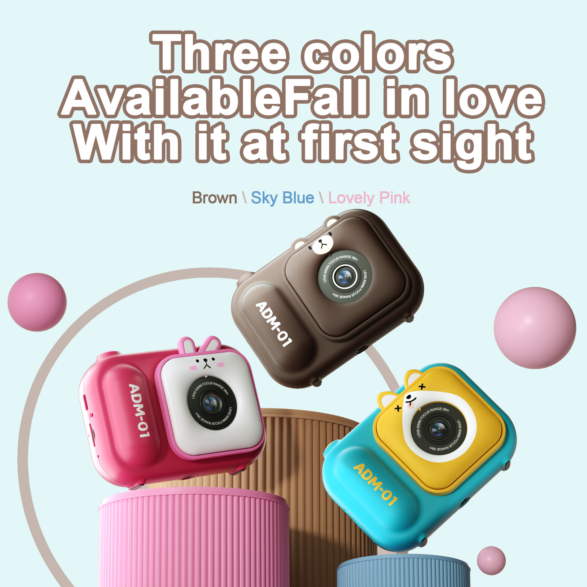 Cross-Border New S11 Kidsren's Camera 4800W Hd Dual Camera 2.4inch Kidsren's Digital Camera