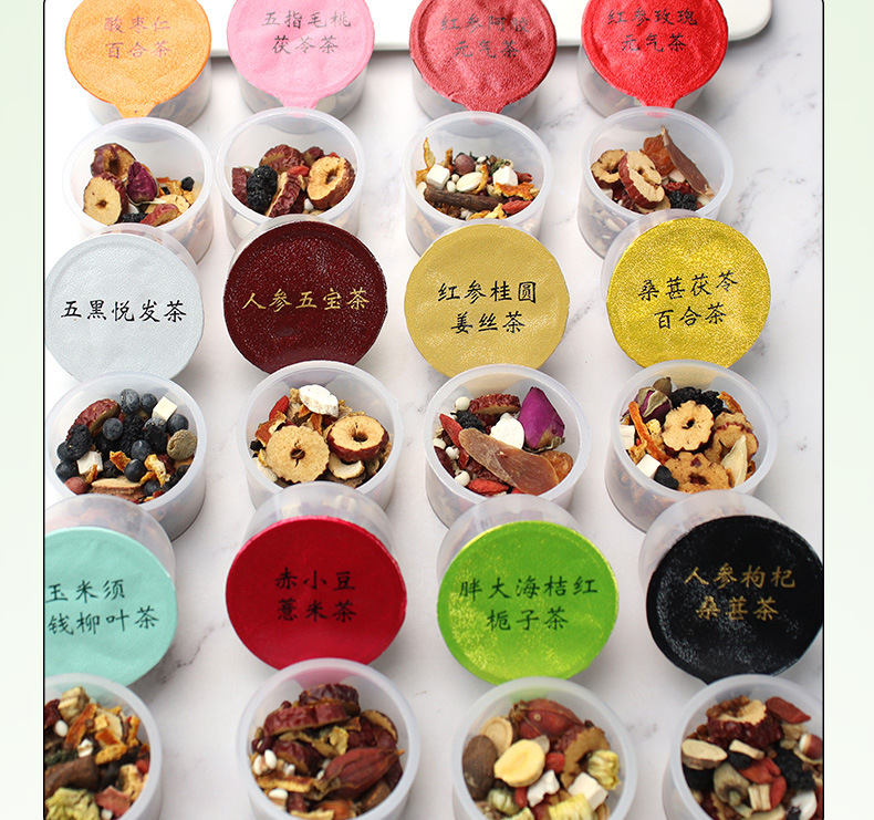Pre-Packaged Corn Silk and Apple Astragalus Wellness Tea Bags, Daily Herbal Infusion detail image