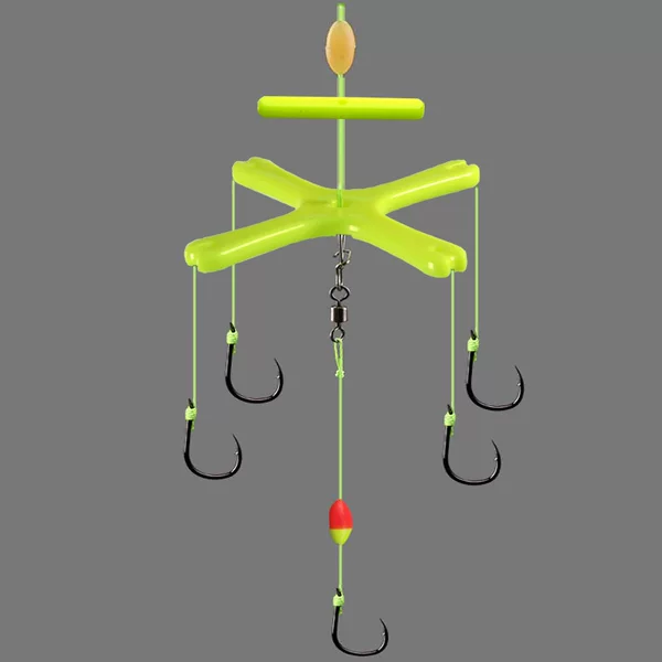 Explosive hook flap hook Sea Pole square cake hook pole hook silver carp and bighead carp hook water monster
