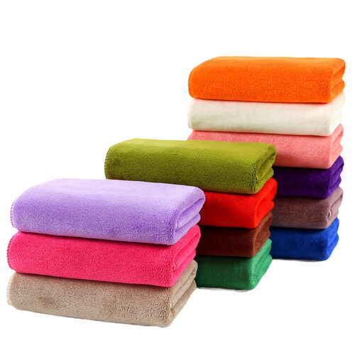 Towel wholesale thickened microfiber dry hair towel beauty barber shop turban super absorbent towel embroidered words