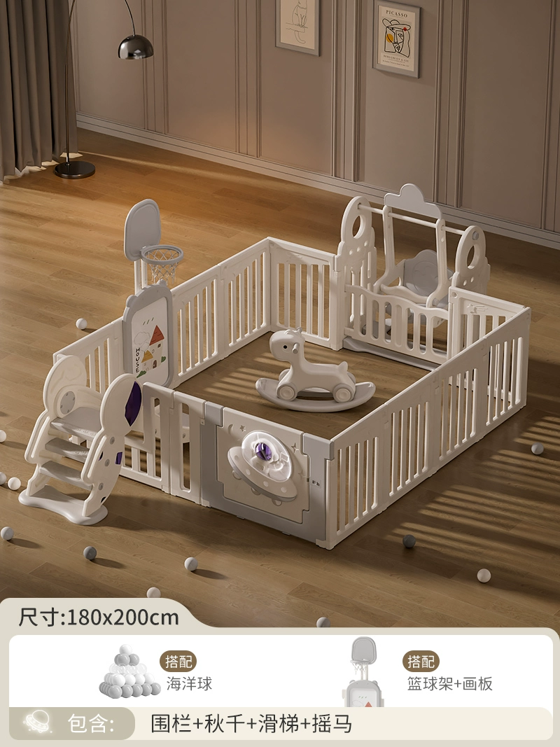 Children's fence for crawling, game mat