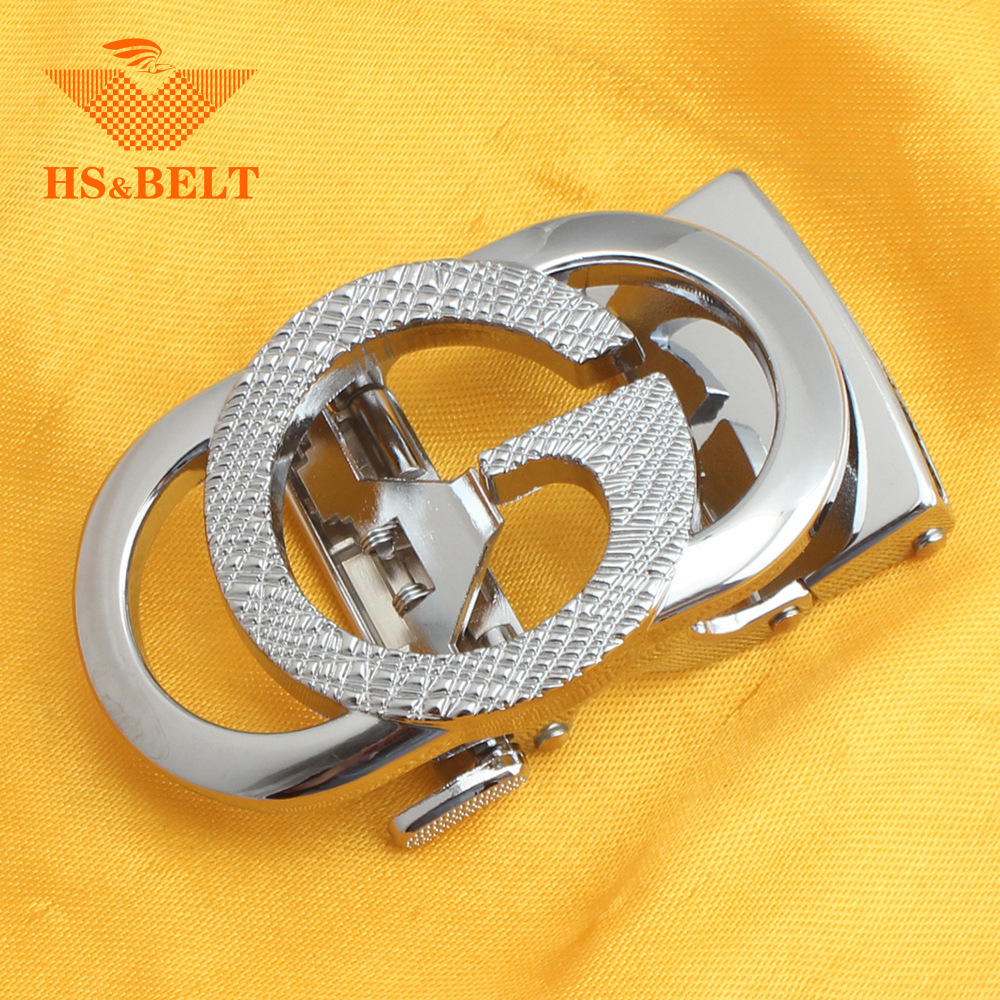 Hongsheng cinturón hebilla letra g hebilla automática hebilla hombres cabeza de cinturón de aleación de zinc hebilla cinturón pantalones cabeza fabricante al por mayor