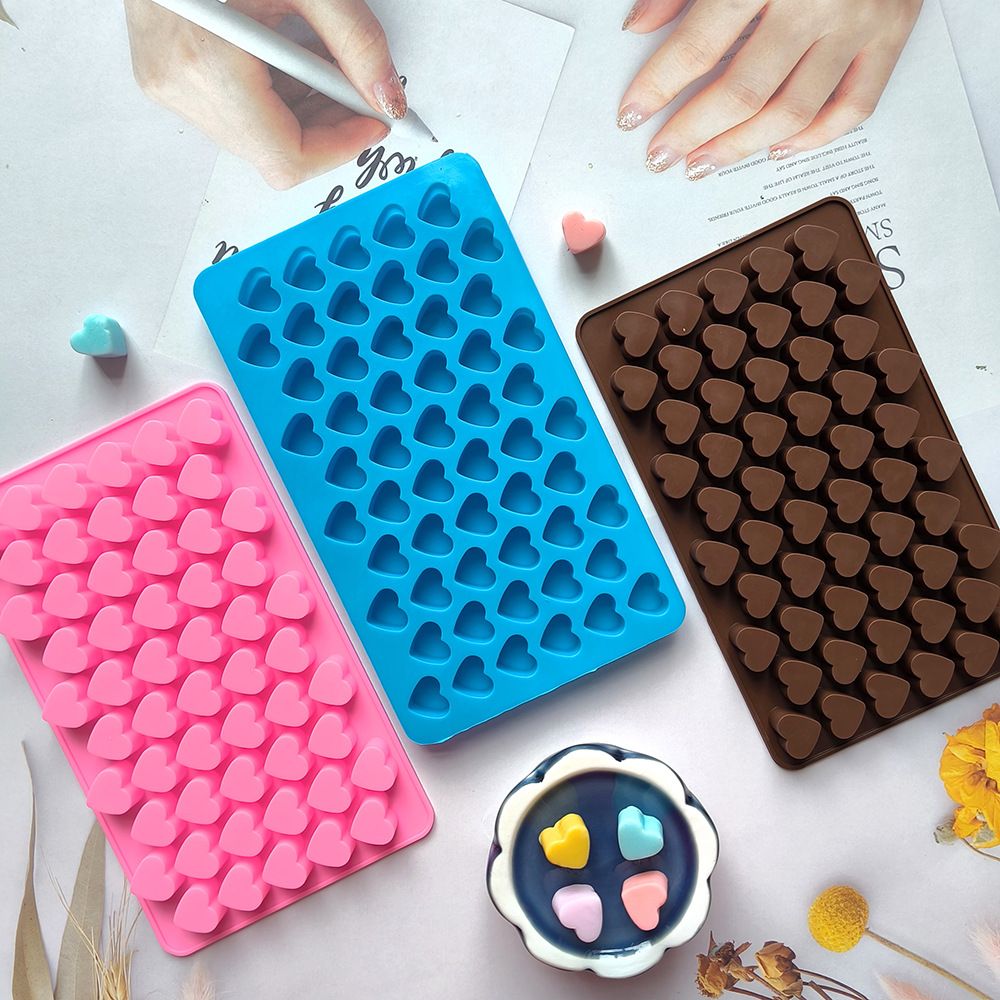 Molde de pastel de silicona 55 litros amor pequeño 410 corazón molde de chocolate DIY molde de decoración molde de pudín