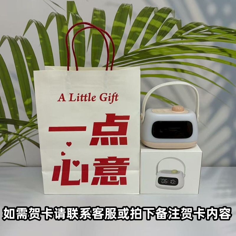子供、男の子、女の子向けのポータブル目覚まし時計ライト、目覚まし時計、LED無段階調光タイマー、デスクトップ小型卓上時計|undefined