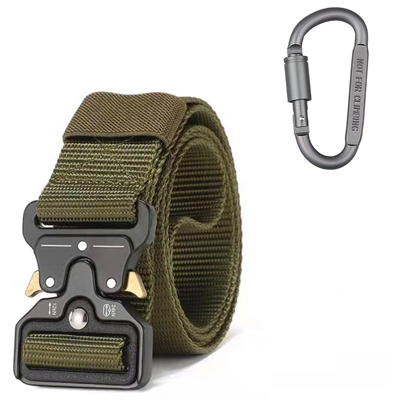 Cinturón táctico Cobra, cinturón de nailon, cinturón para hombre, cinturón de lona, cinturón para pantalón, cinturón extendido para hombre, cinturón versátil de moda para hombre