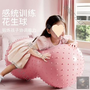 Children's Sensory Training Peanut Ball Baby Early Education Dragon Ball Particle Yoga Ball Large Baby Thickeneded Balance Ball