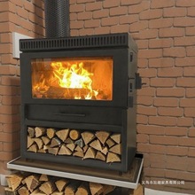 2025新款真火燃木壁炉木柴柴火家用取暖客厅农村民宿装饰取暖炉