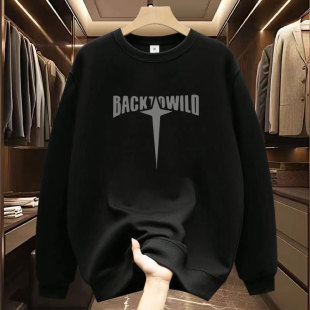 Sweatshirt 2024 New Round Neck Long Sleeve Spring and Autum Fashion Trbottomy Men's and Women's Loose Bottoming Shirt Inner Wear Top