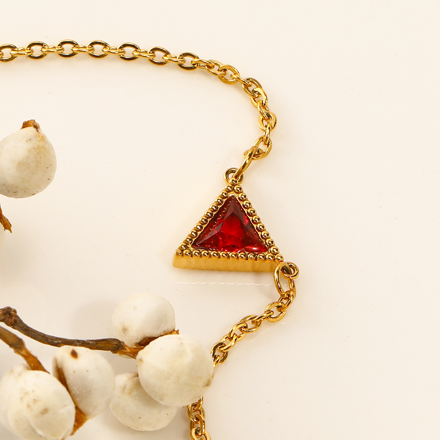 9g Weight Real Gold Plated Plating Material 304 Stainless Steel, Zircon Pendant Material Pendant Necklace Classification 304 Stainless Steel Chain Material 1 Piece Quantity Daily Occasion 304 Stainless Steel Material Triangle Pattern Women's Gender Simple Style Style Waterproof Non Tarnish Craft Real Gold Plated Triangle 304 Stainless Steel Simple Style Waterproof Non Tarnish 304 Stainless Steel Pendant Necklace 12