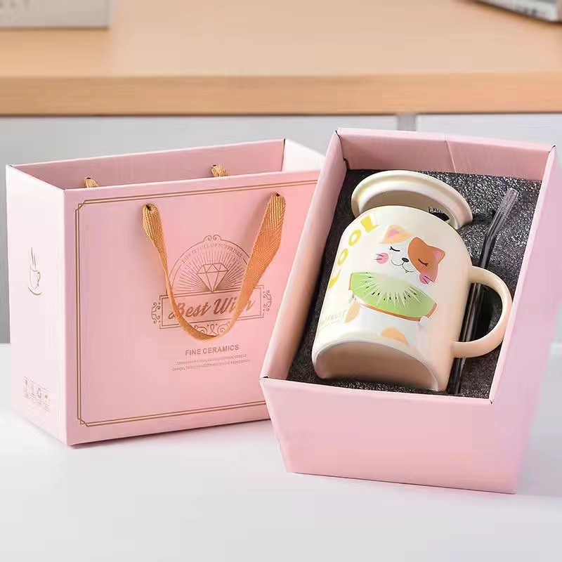 De alto aspecto en relieve Taza de cerámica taza de café taza de agua de publicidad regalo al por mayor para actividades empresariales