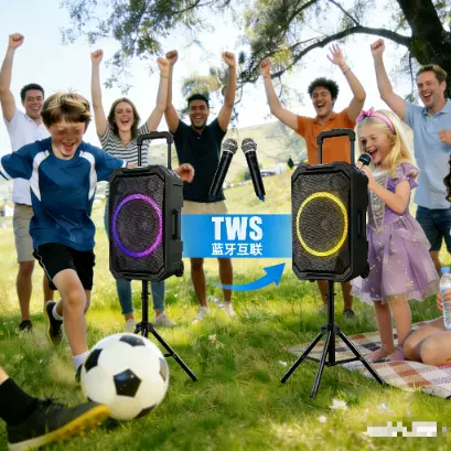 2026年炫彩很动系列蓝牙音响户外便携舞台表演广场舞音箱