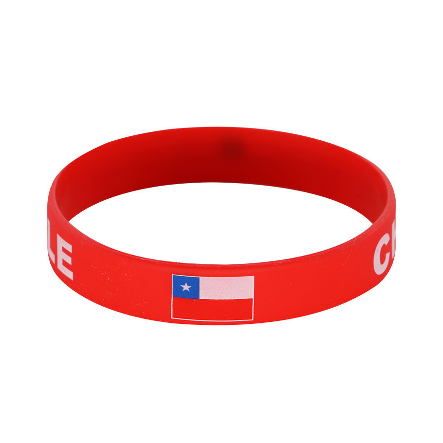 Bandera de silicona Bracelet Copa del Mundo Bracelet Bandera de silicona Bracelet Copa del Mundo Bracelet Bandera de silicona Bracelet Mundo