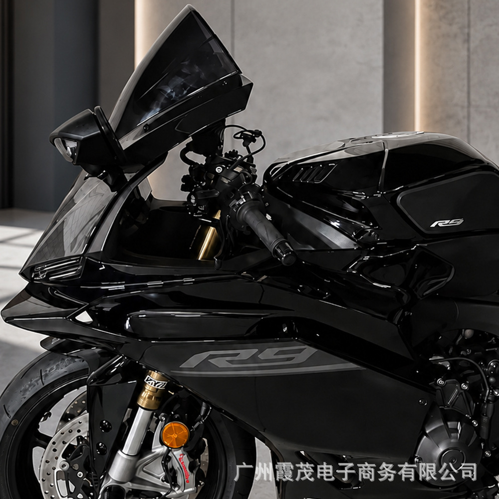 Modified windshield suitable for Yamaha R9 YZF-R9, 25-26 models, YZF-R9 elevated racing front windshield
