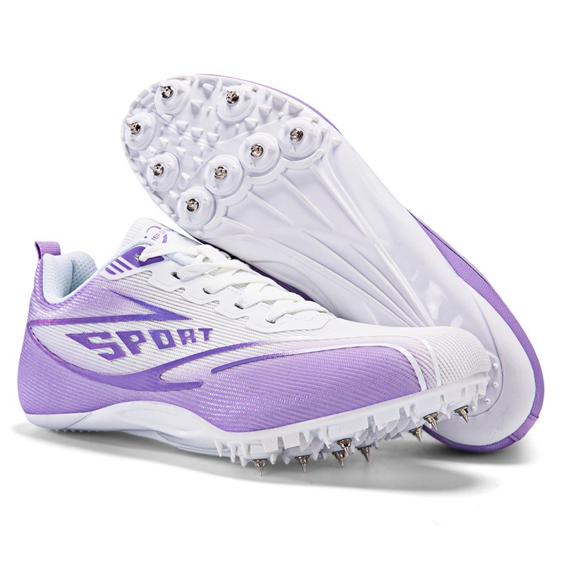 Zapatillas de Atletismo con Clavos para Sprint de PU y Superfibra Ligero para Pista de Atletismo image 7