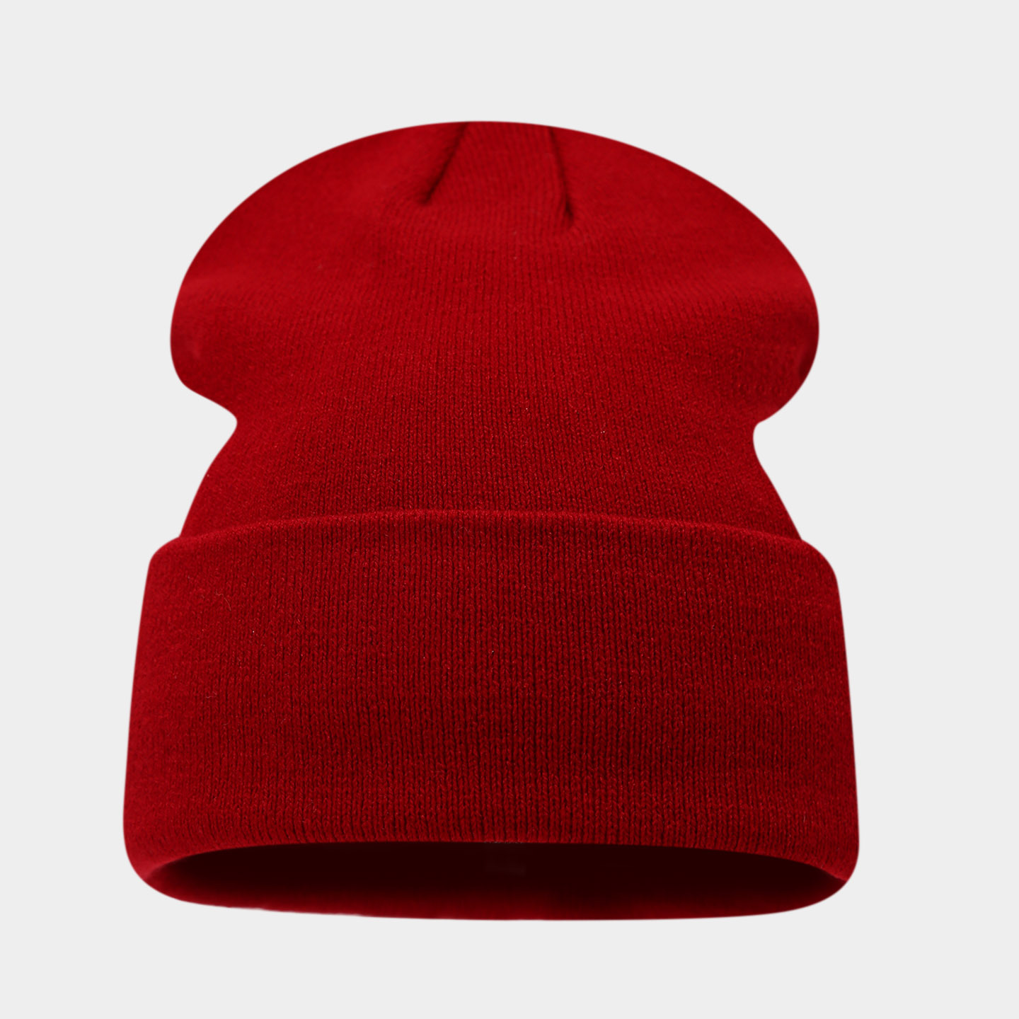 Coreano de alta elasticidad, gorra de lana simple, gorra de punto caliente, gorra de estilo japonés de color sólido sin bordes para hombres y mujeres